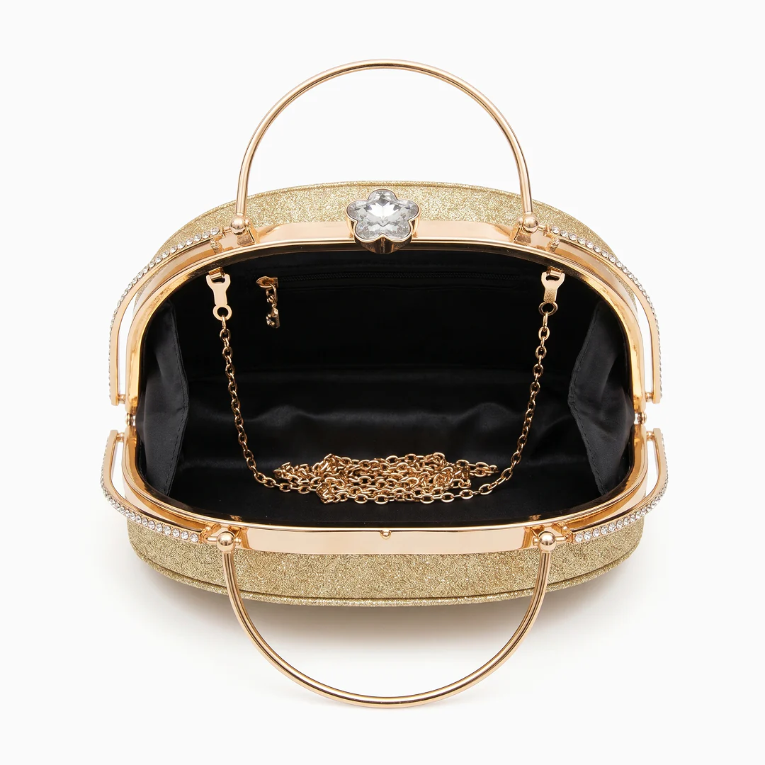 Arabella Crystal Frame Clutch - Image 10
