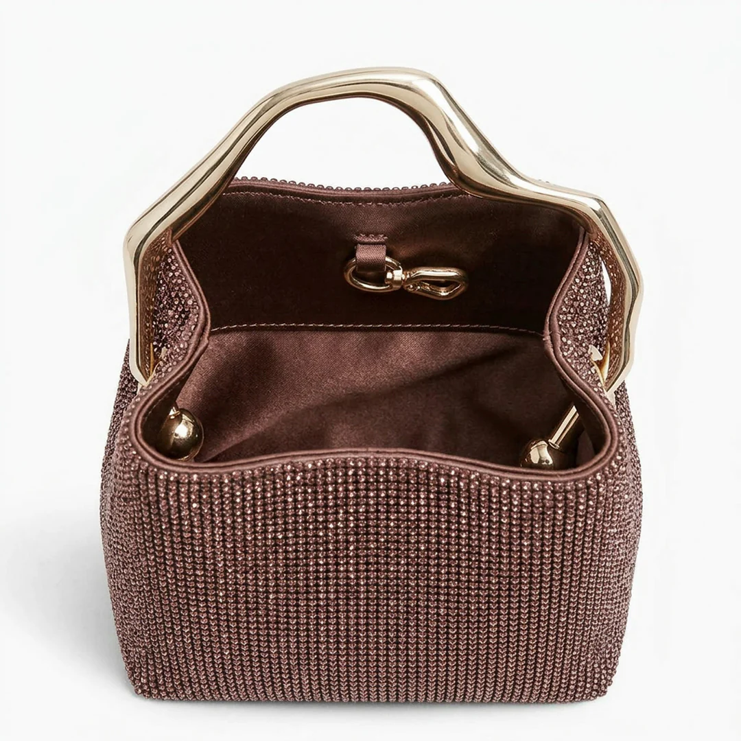 Celeste Crystal Bucket Bag - Image 12