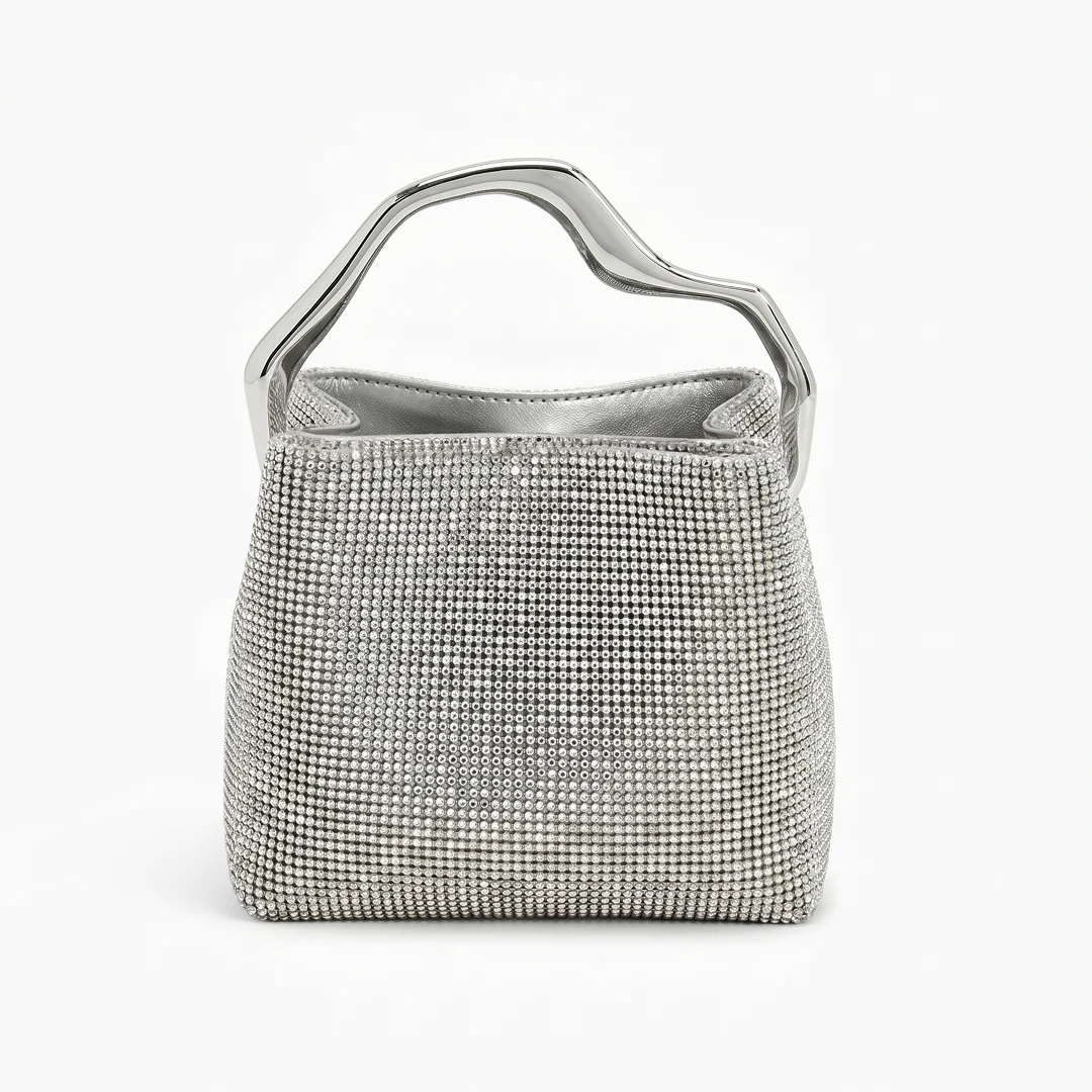 Celeste Crystal Bucket Bag - Image 13