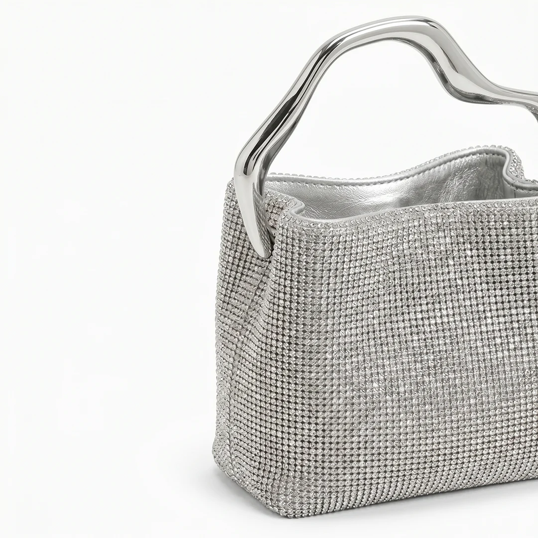 Celeste Crystal Bucket Bag - Image 14