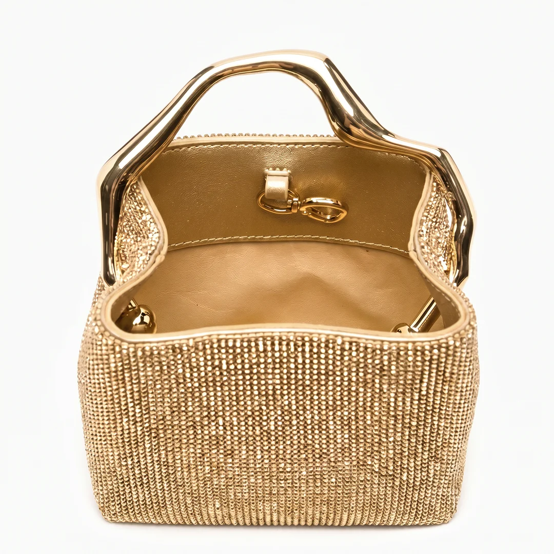 Celeste Crystal Bucket Bag - Image 5