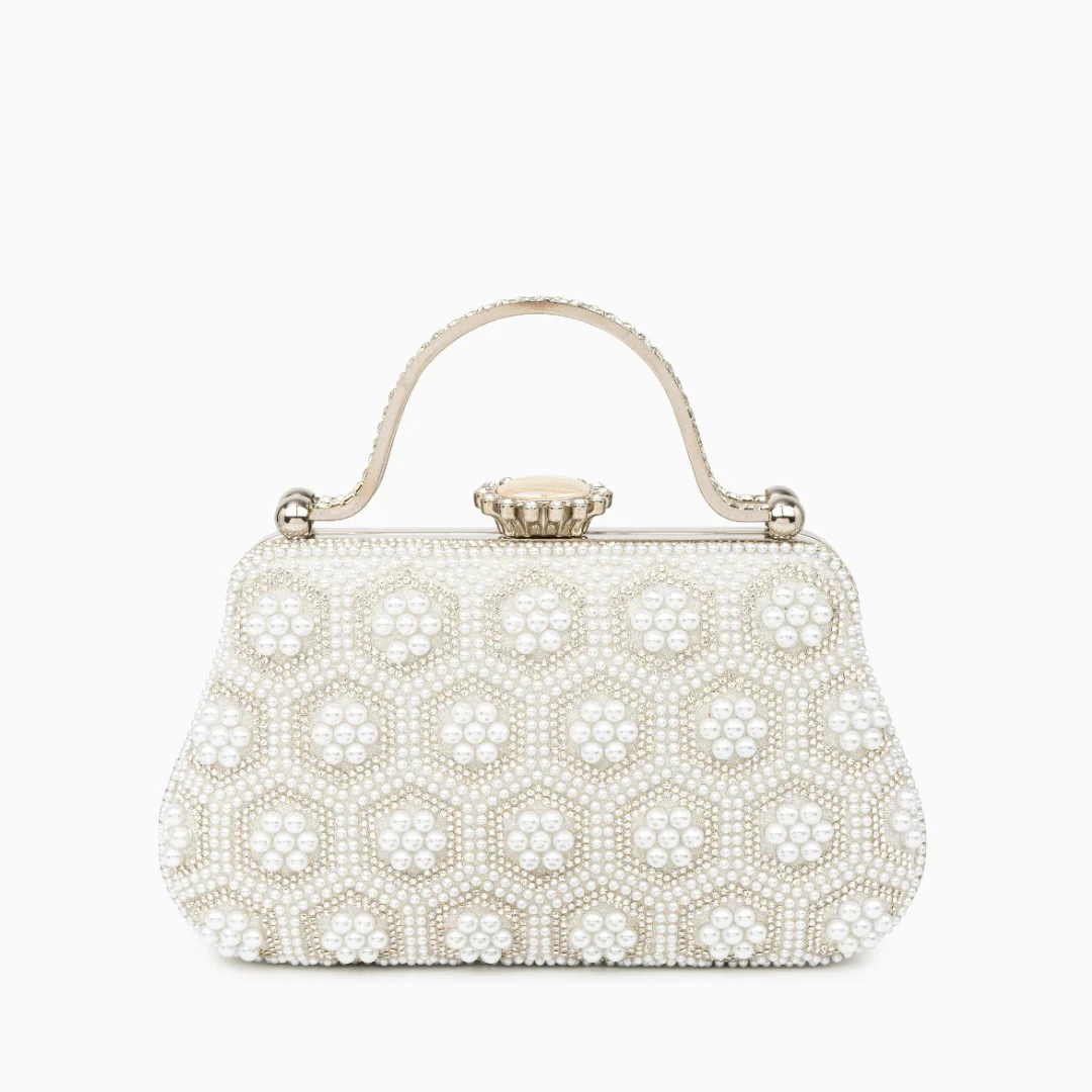 Clarabelle Pearl Clutch Bag