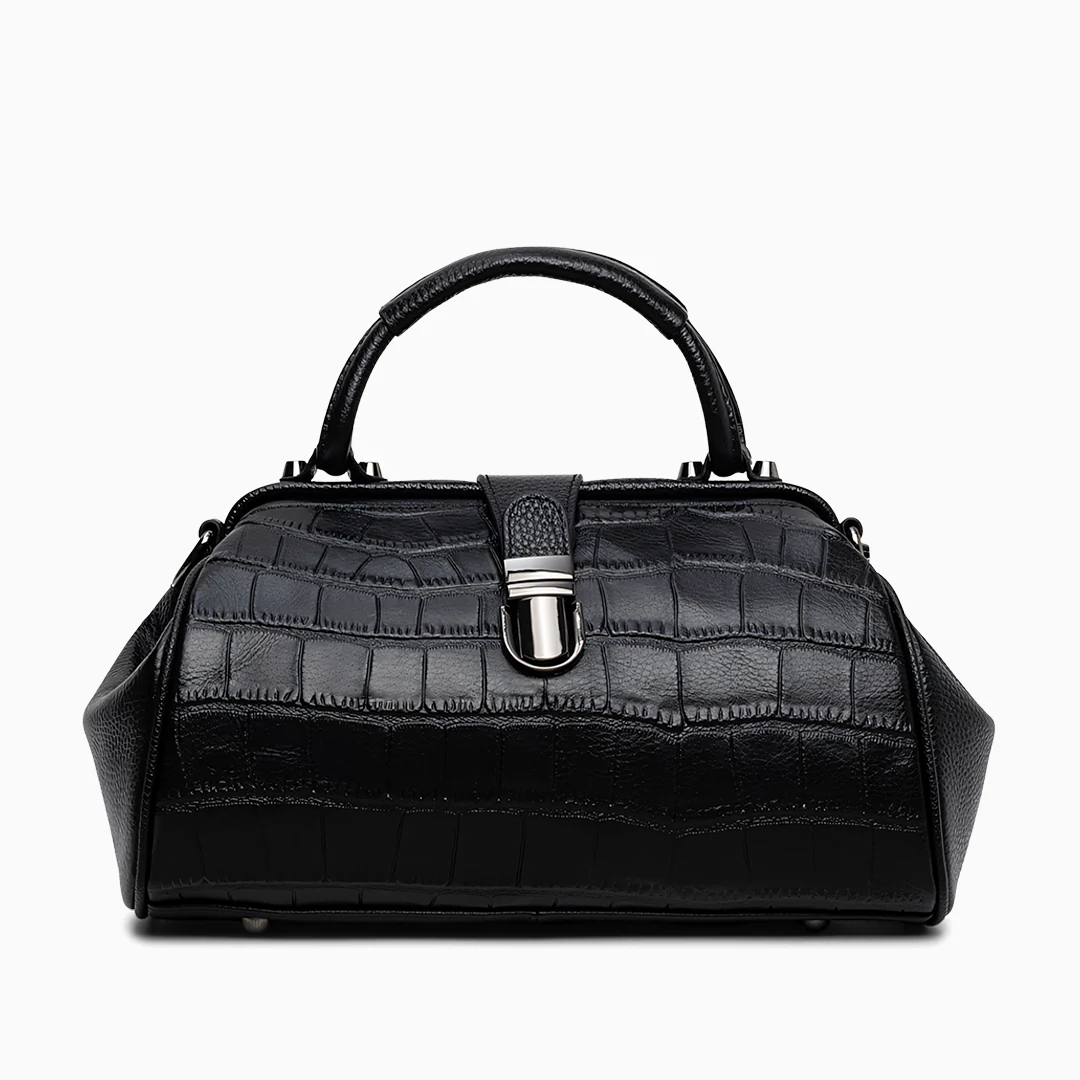 Elena Crocodile Handbag
