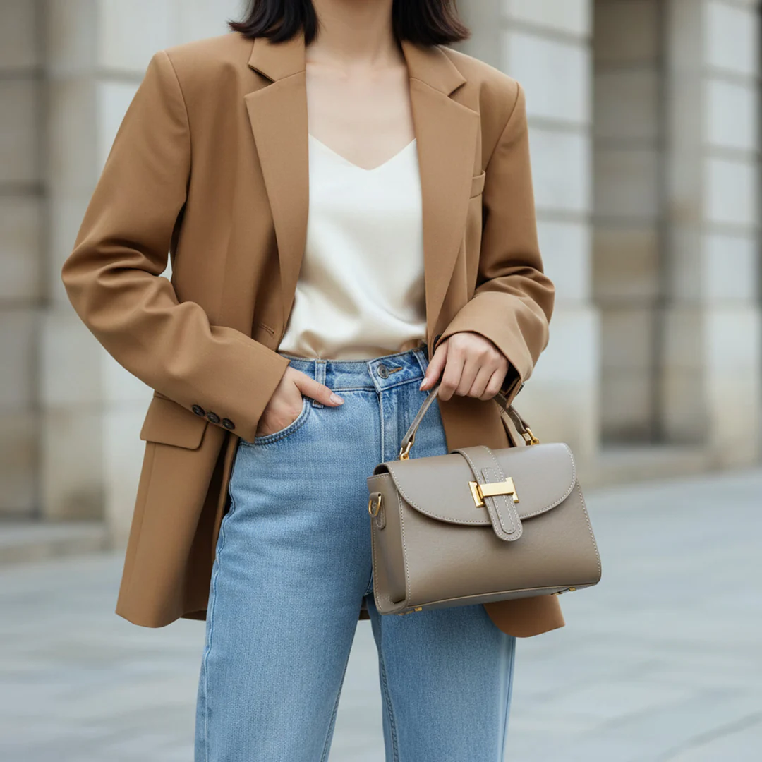 Emmeline Structured Handbag - Image 20