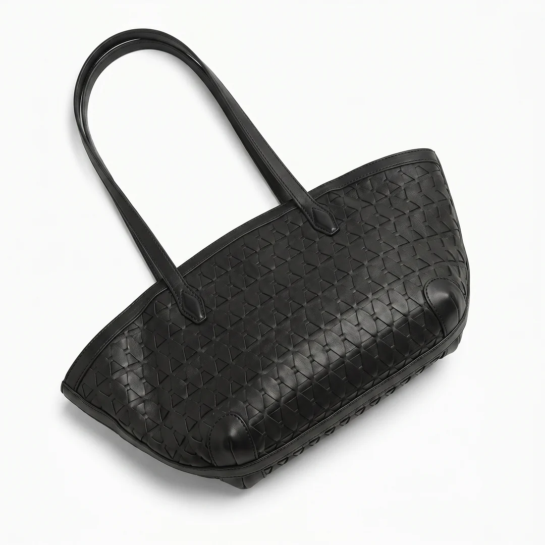Fiona Woven Leather Tote - Image 5