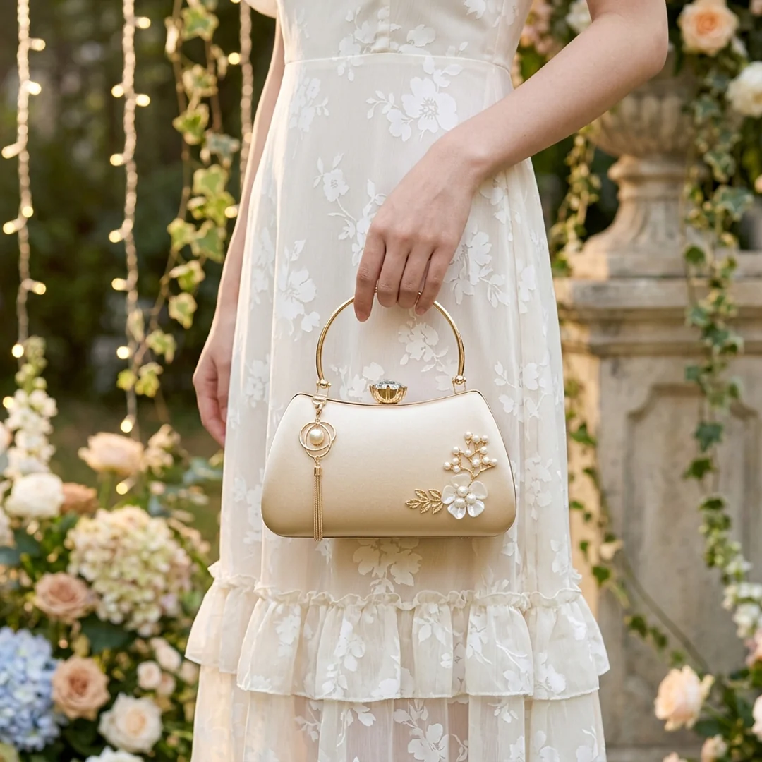 Fleur Pearl Evening Bag - Image 8