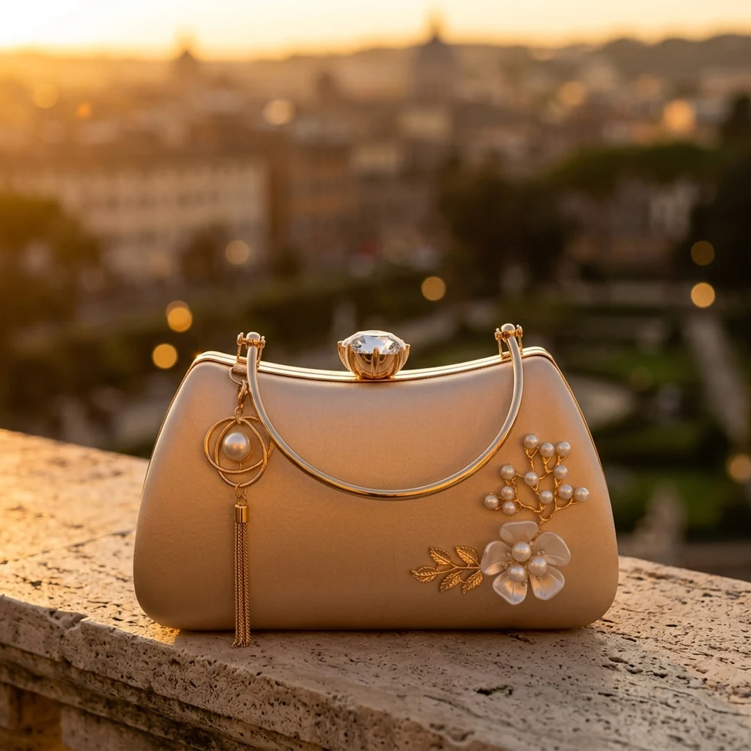 Fleur Pearl Evening Bag - Image 9