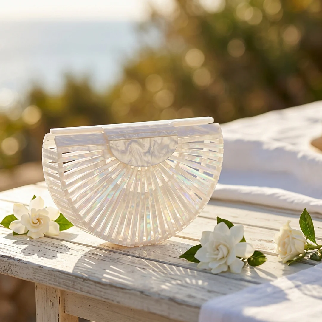 Halo Sunburst Acrylic Clutch - Image 4