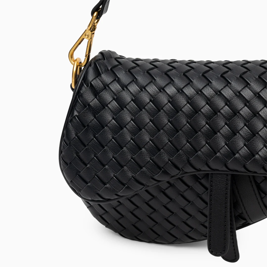 Madelyn Woven Saddle Bag - Image 2