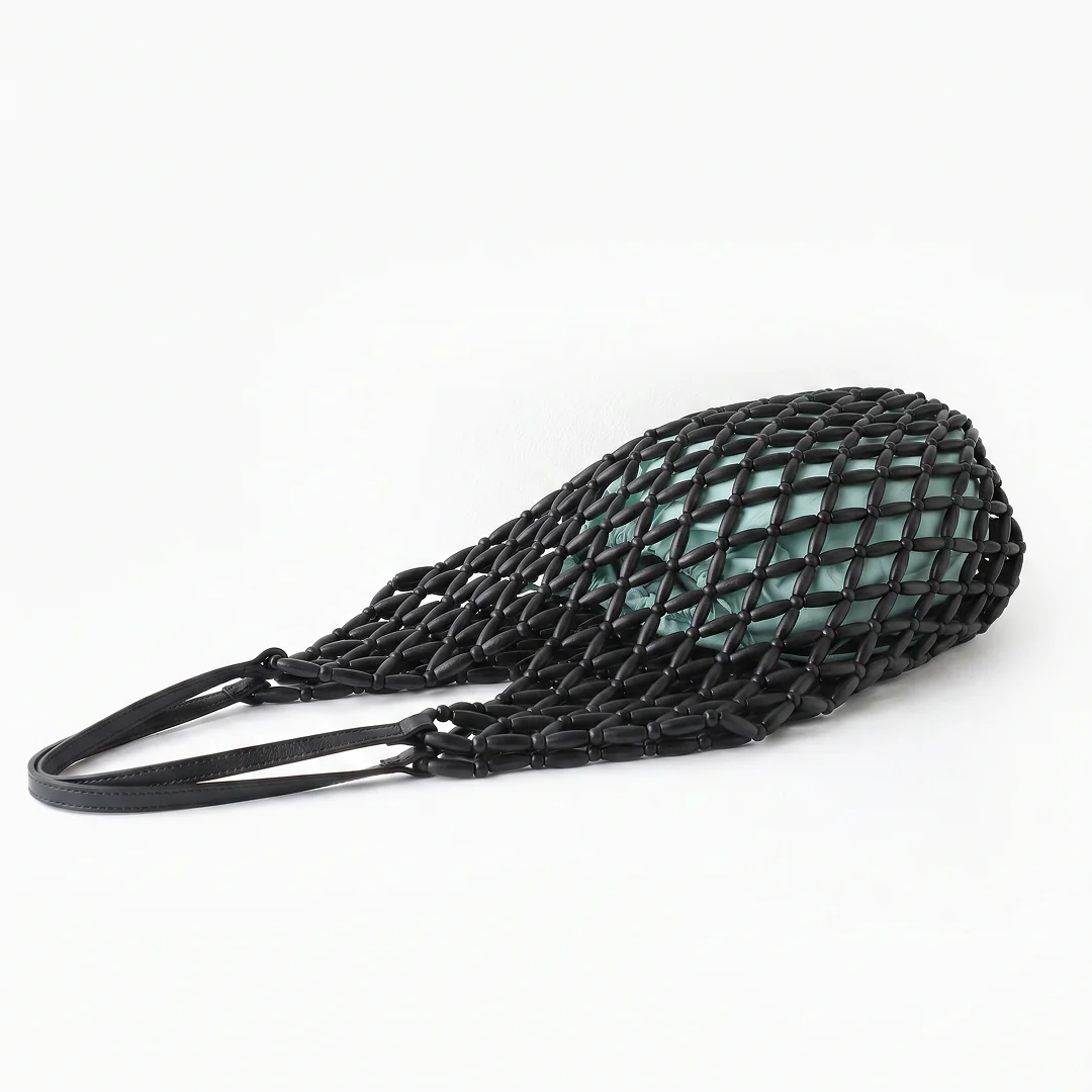 Paloma Beaded Net Shoulder Bag - Image 11