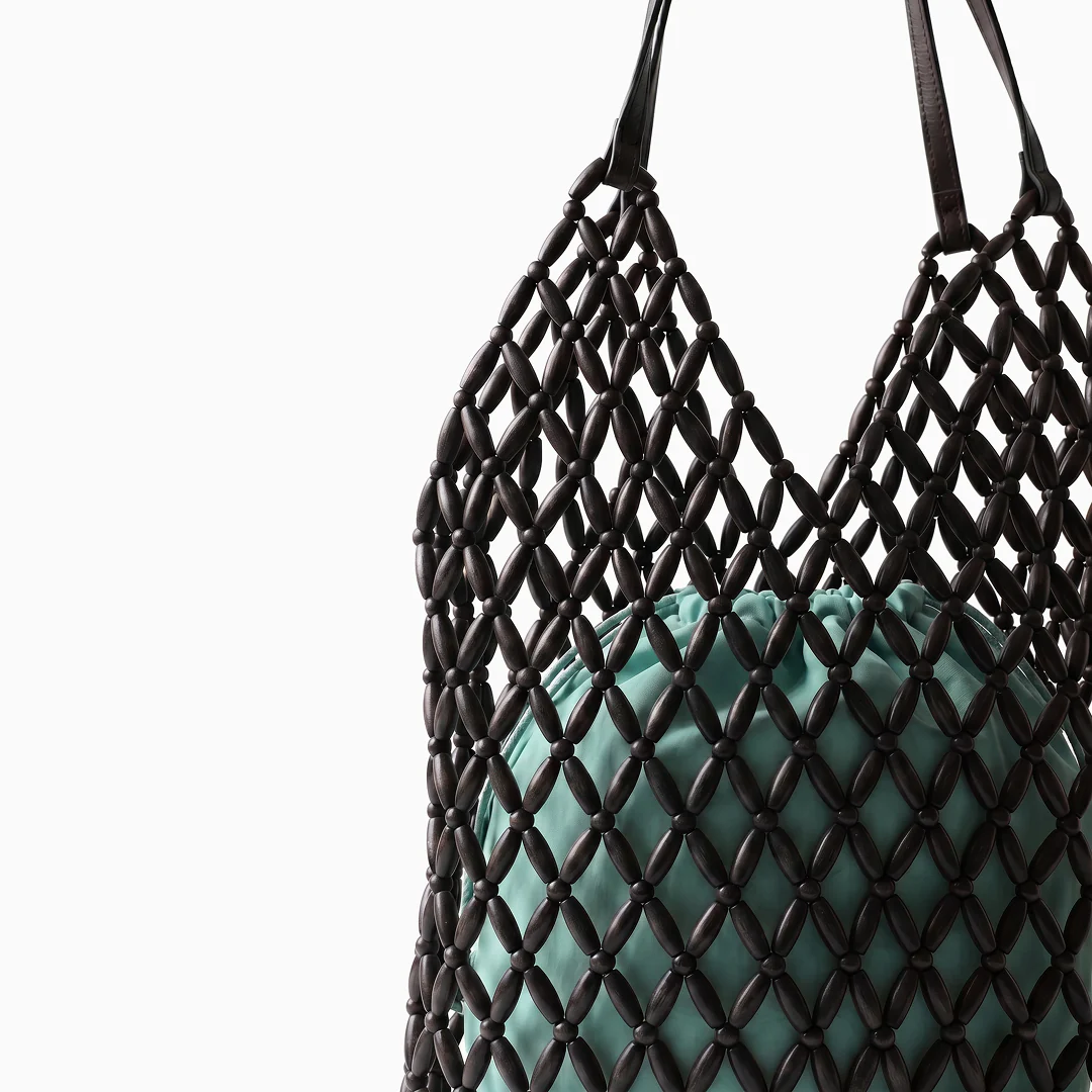 Paloma Beaded Net Shoulder Bag - Image 8
