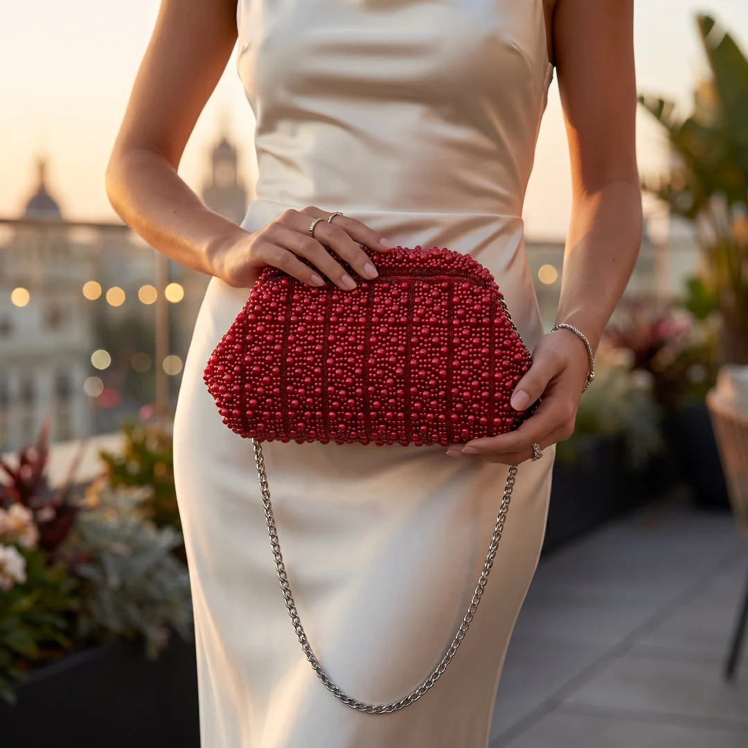 Seraphina Pearl Clutch - Image 6