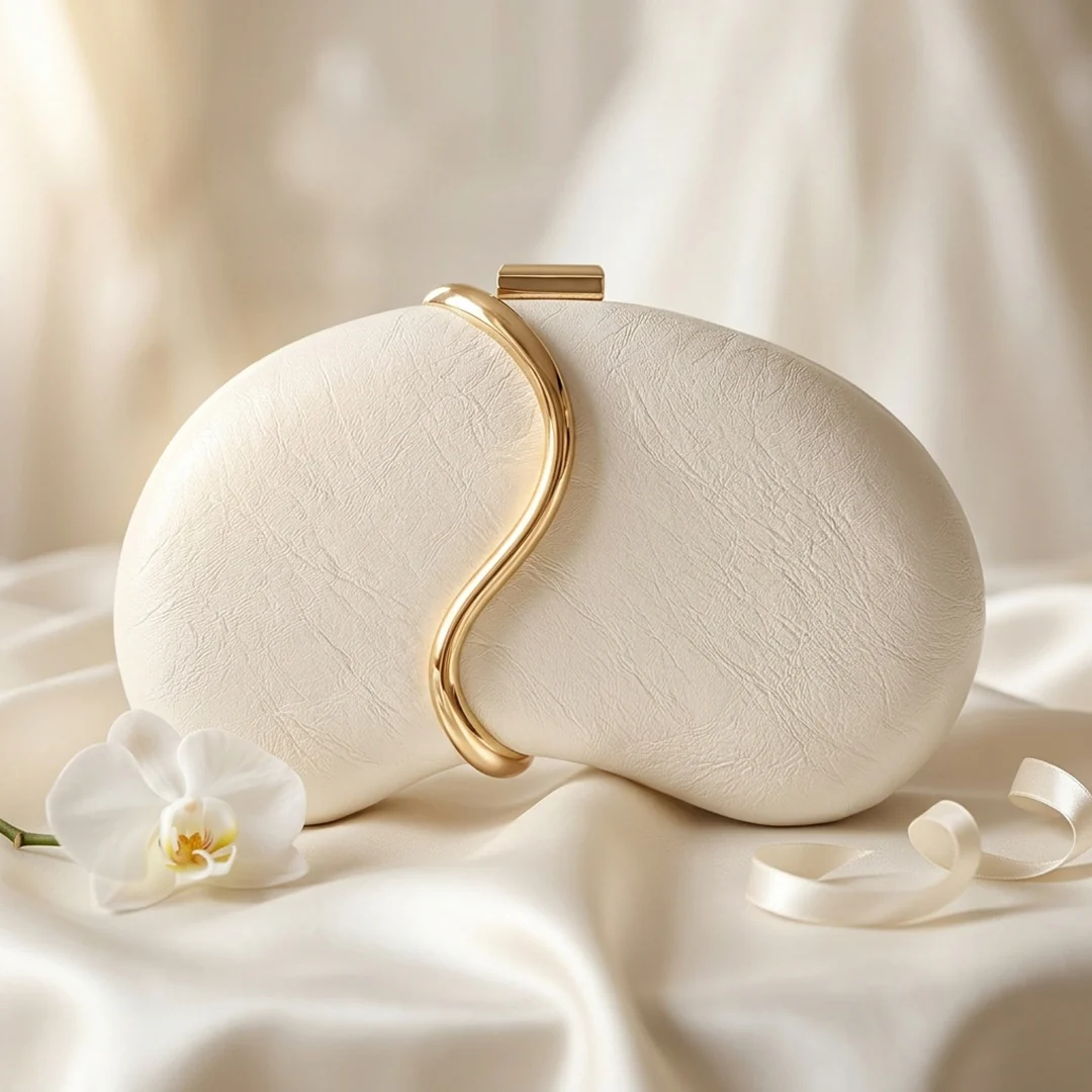 Solene Sculpted Clutch - Image 10