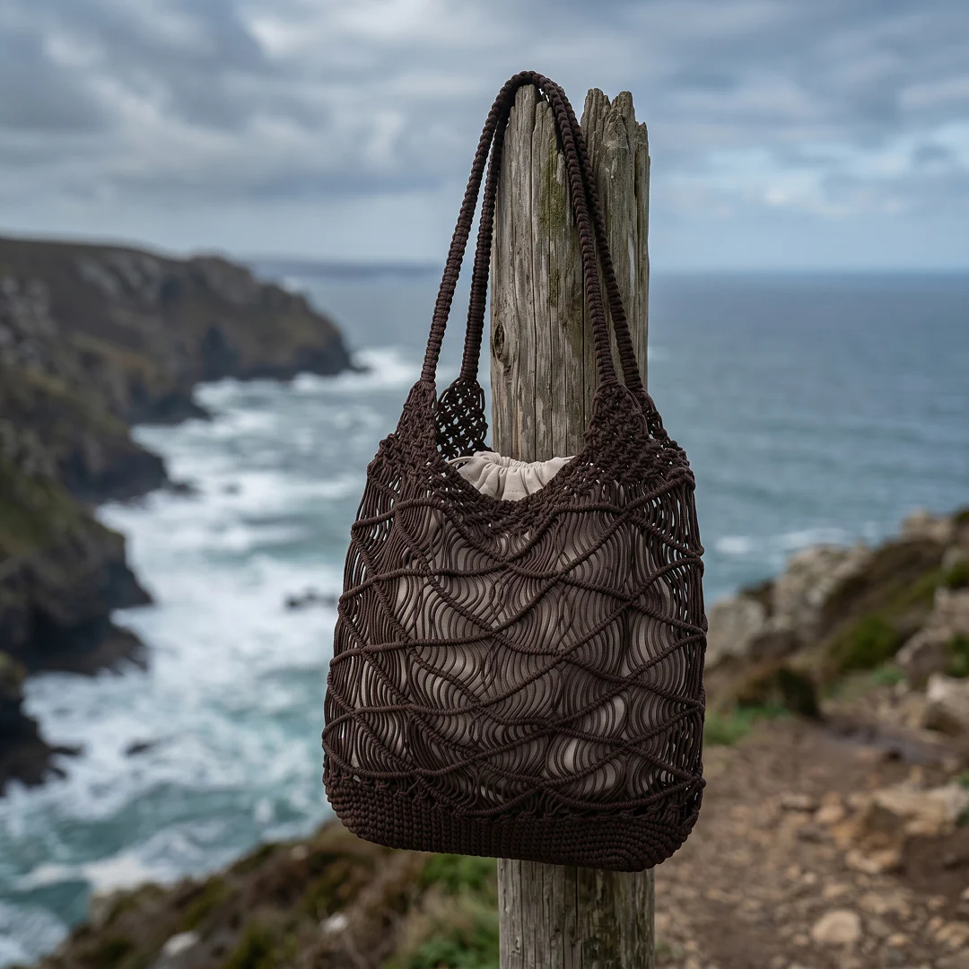 Tessa Macrame Tote - Image 9