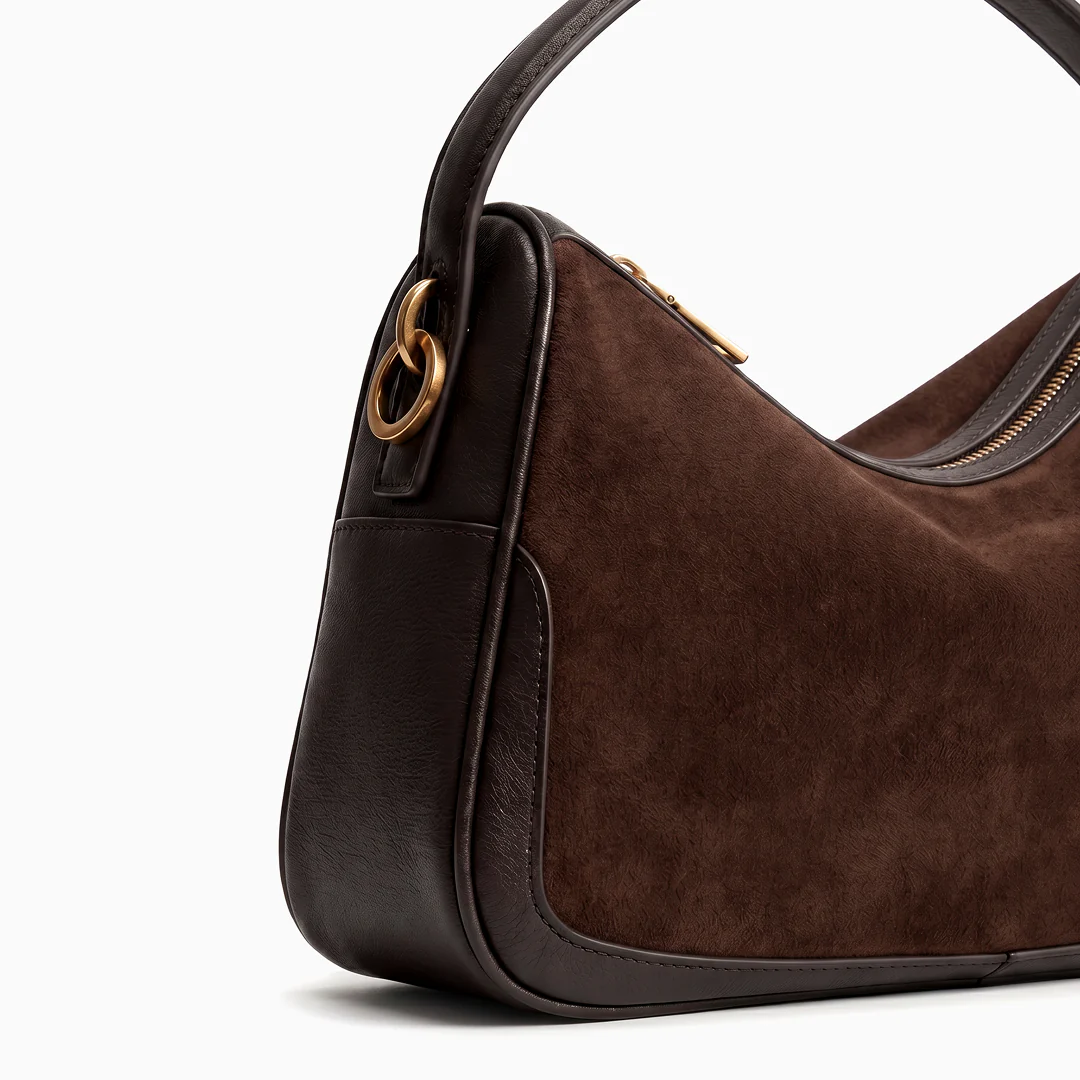 Vienna Suede Shoulder Bag - Image 7